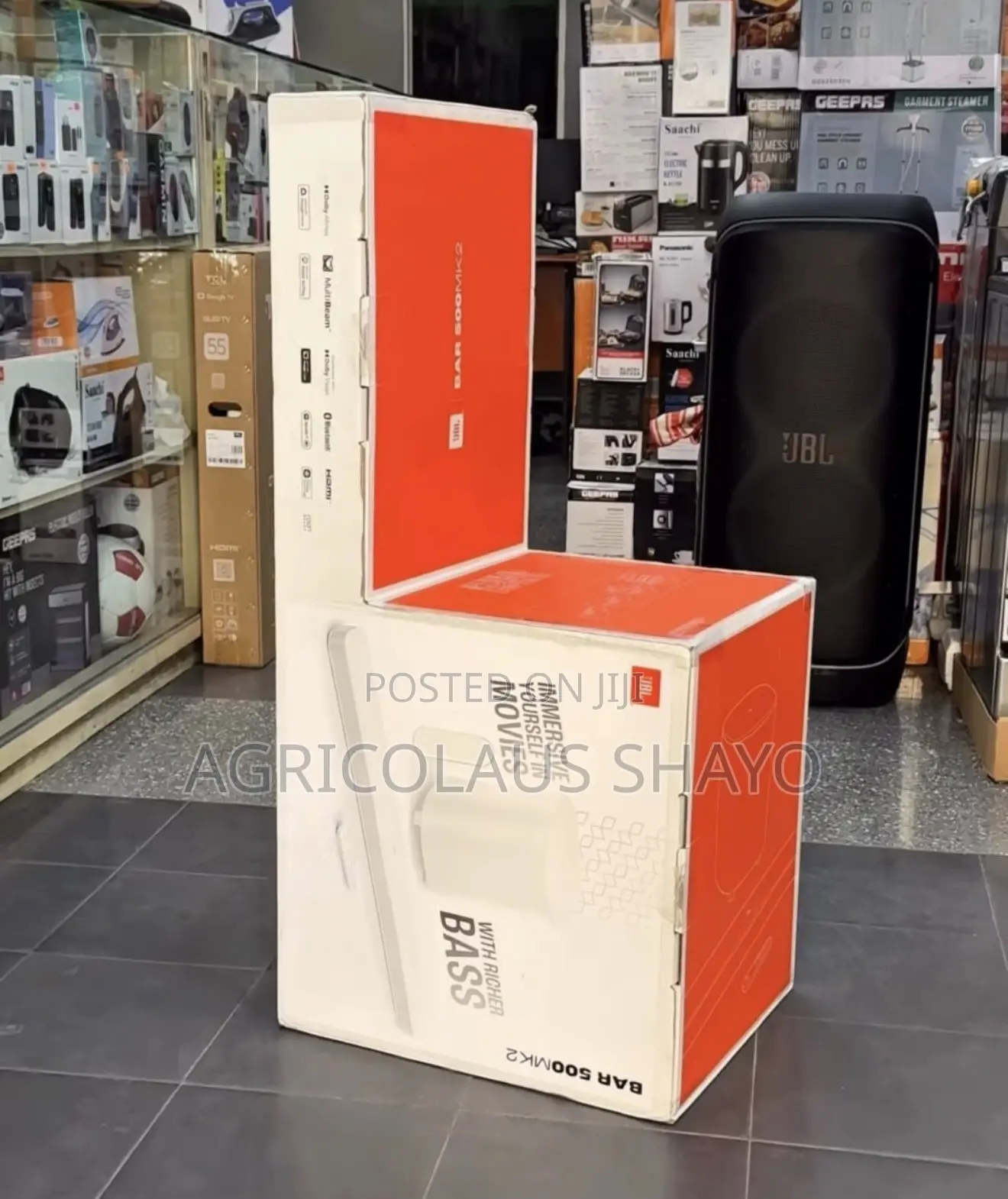 JBL 500MK2 5.1 Channel Soundbar With Wireless Subwoofer Dolby Atmosy