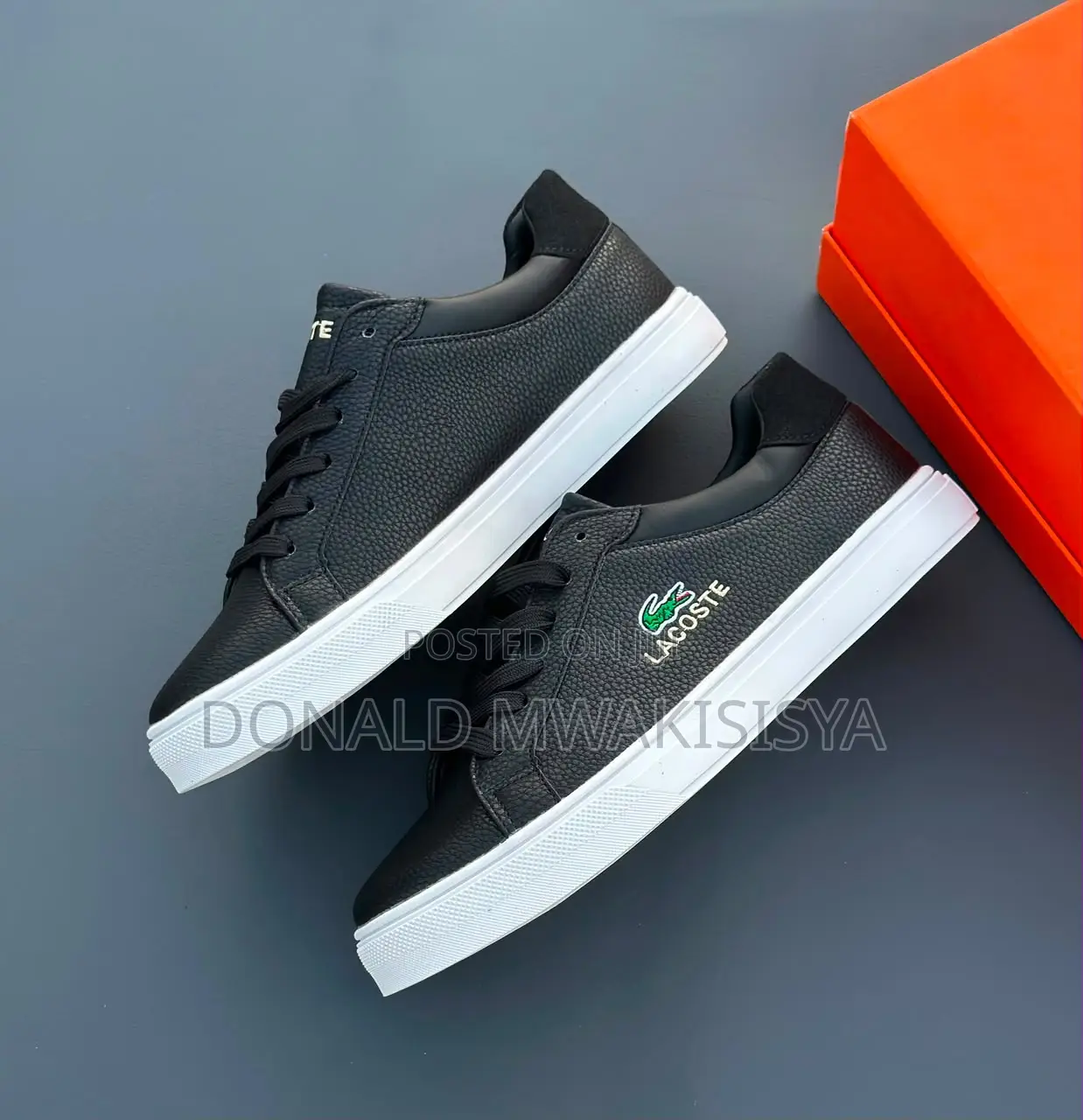 Lacoste Leather Sneaker + Santoni Milano - Original Box