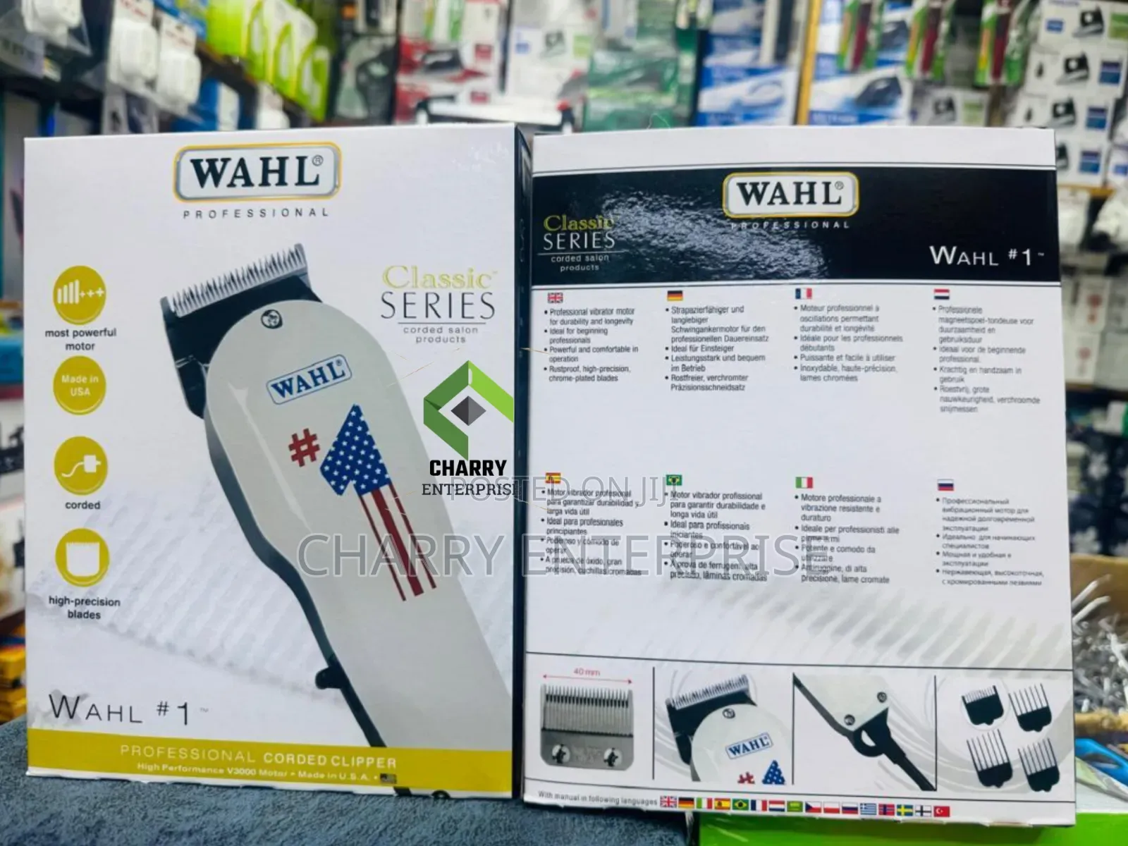 WAHL Professional Hair Clipper Corded Electric for Home Salon From USA