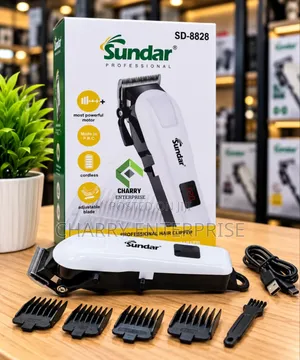 SUNDAR Rechargeable Hair Clipper MASHINE YA Kunyoa Ya KUCHAJI