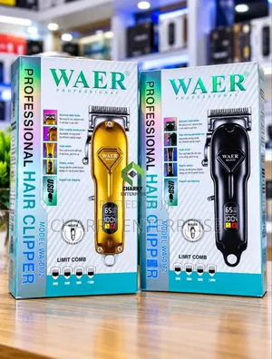 WAER Professional Hair Clipper WA 0172 Rechargeable Mashine Ya Kuchaji