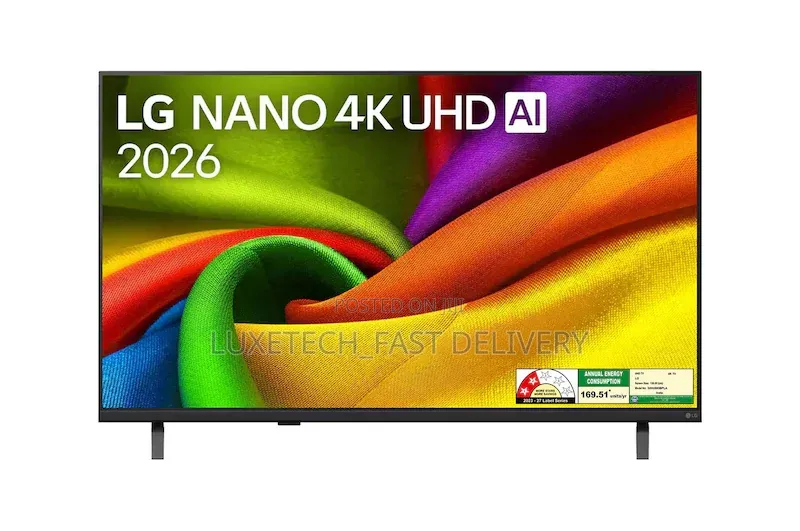 LG 50" NanoCell NU85 Smart TV – AI webOS, HDR10 Pro, Gaming Optimizer