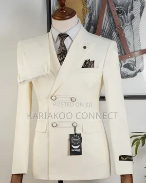 The Tailored Look Cream Suit