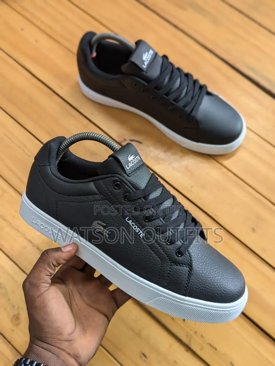 3 Colours Men's Lacoste Leather Shoes or Sneakers
