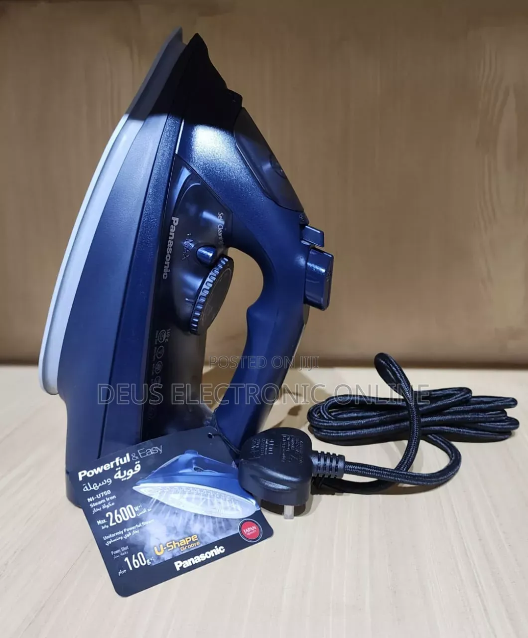 panasonic Steam Iron Ni - U750
- 2600wts
Anti Calc
Ceraminc Coated