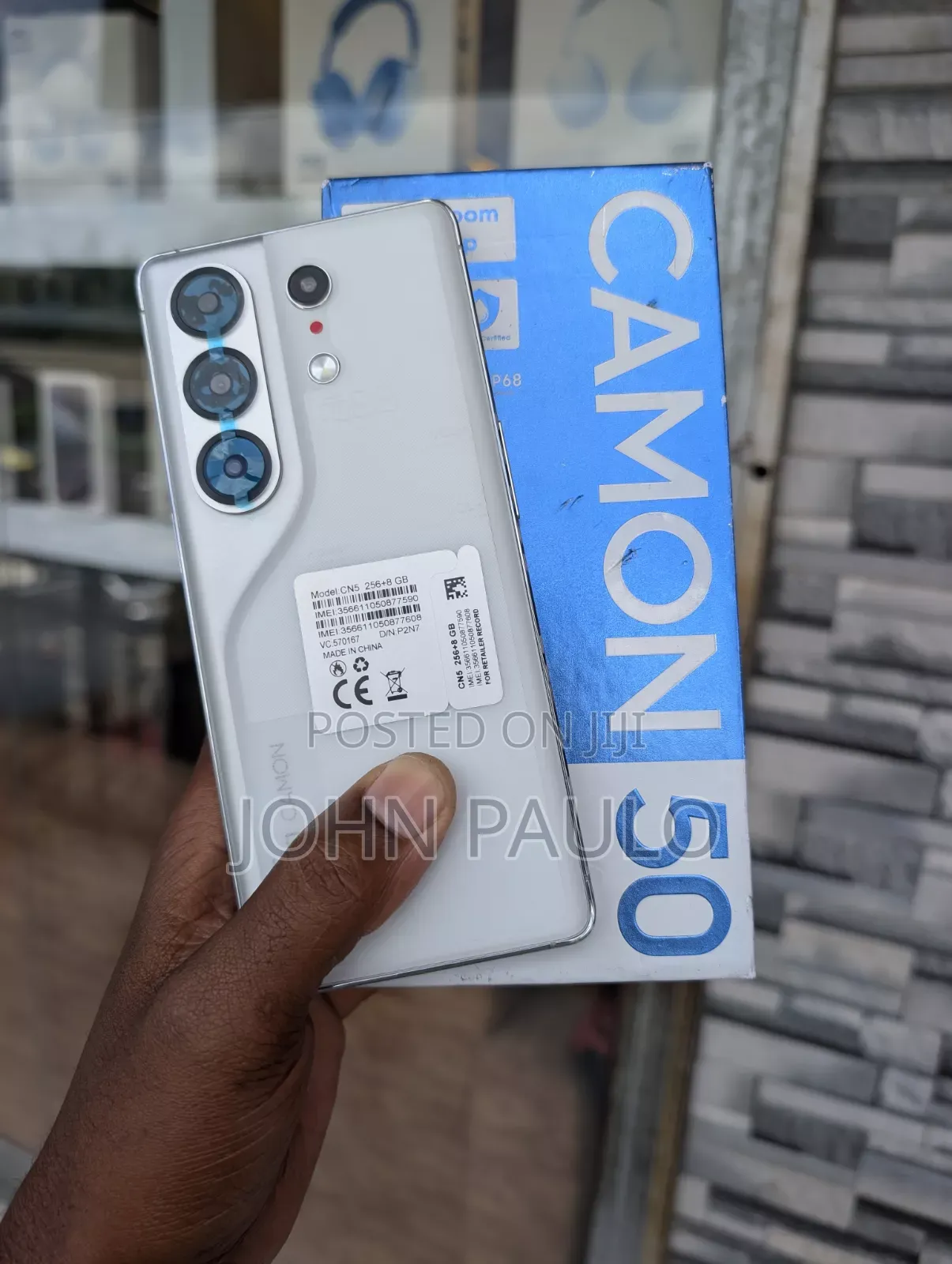 New Tecno Camon 50 256 GB Silver