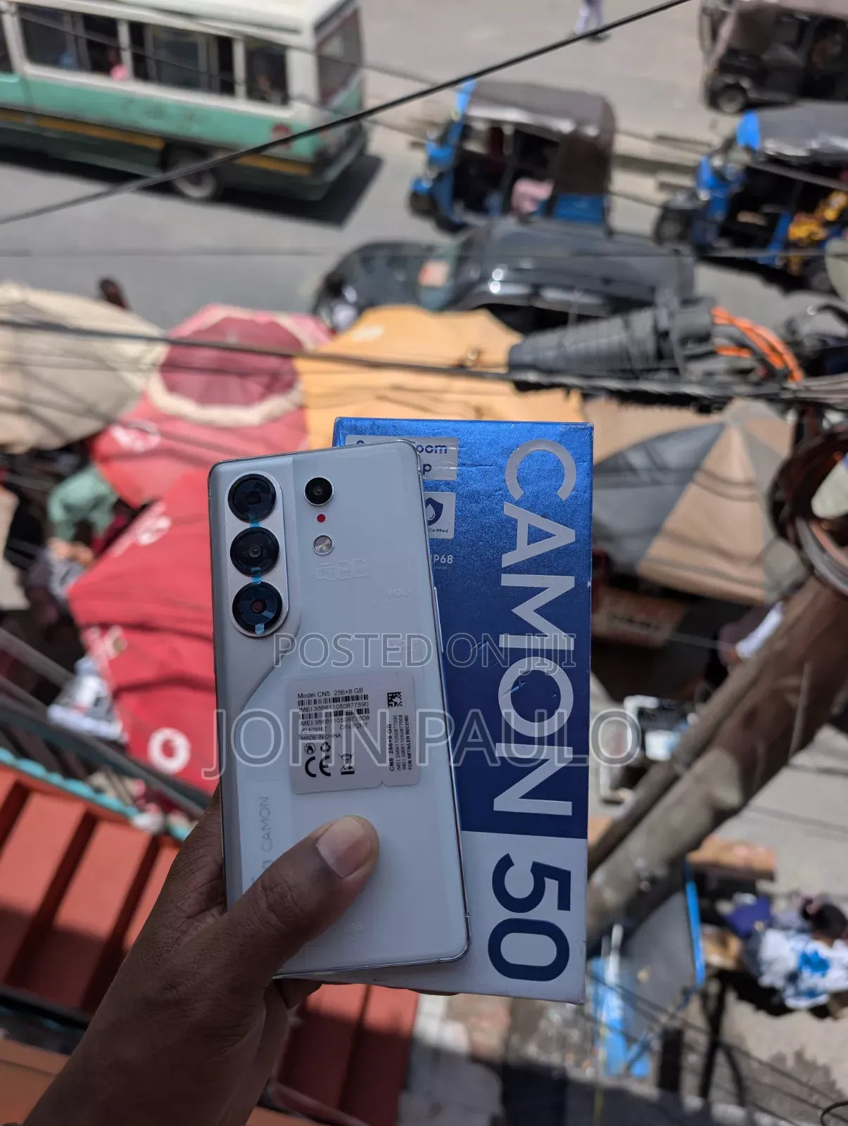 New Tecno Camon 50 256 GB Silver
