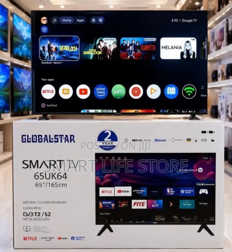 Globalstar* *Smart 65" TV Uhd * *Ci Interface