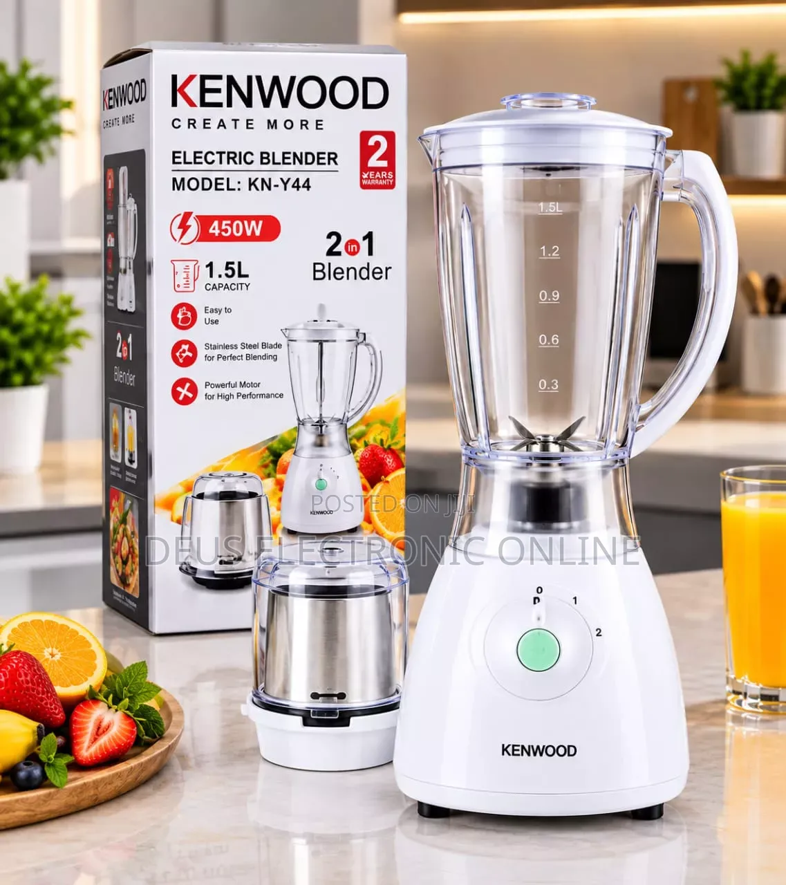 Blender Kenwood Lt.1.5 2in1 PC 54,000