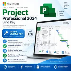 Project Professional 2024 Bind Key - Lifetime