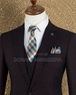 Premium 3-Piece Turkey Suit - Wine / Burgundy