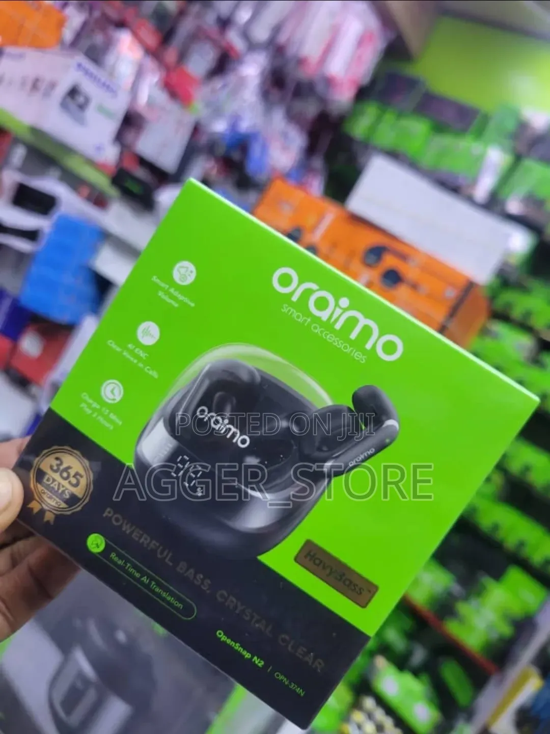 Oraimo OpenSnap N2 OPN-374N Open-Ear True Wireless Earbuds