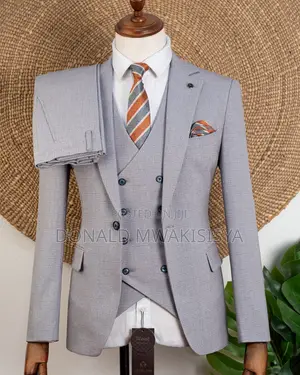 Premium 3-Piece Turkey Suit - Light Grey - Joselino