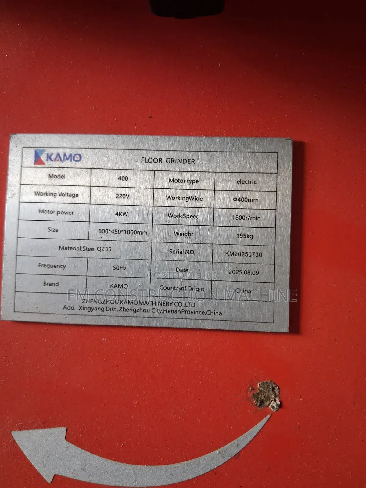 Floor Grinding Machine Concrete
