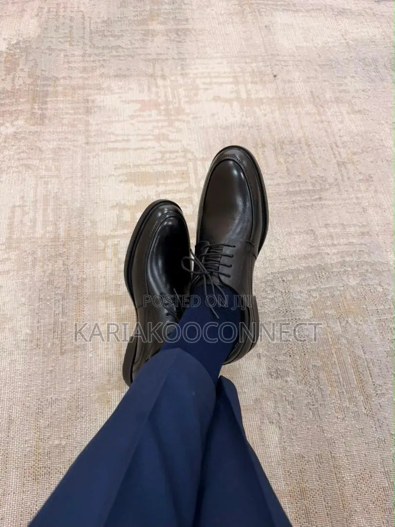 Clarks Black Leather Formal Shoes