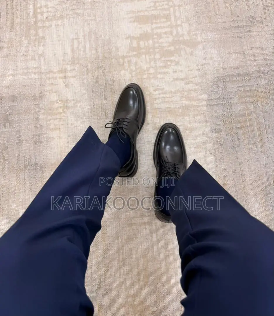 Clarks Black Leather Formal Shoes