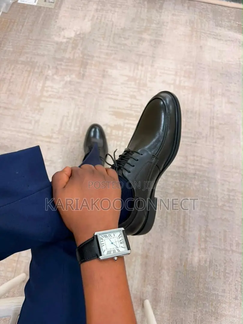 Clarks Black Leather Formal Shoes