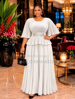 Premium Turkey Classy Dress - Wine / Burgundy