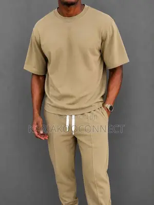 Oversized T-Shirt Jogger Set