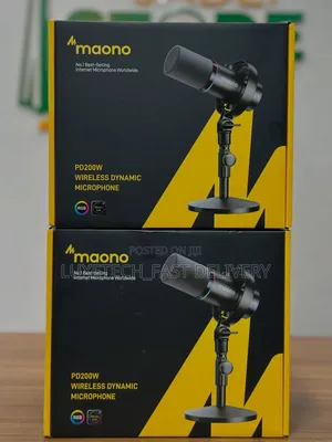 Maono PD200W Wireless Dynamic Microphone – For Podcast/Streaming