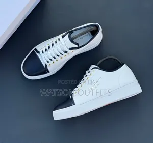 3 Colours Men's SANTONI Leather Sneaker Shoes