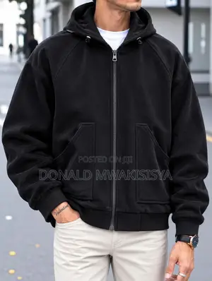 Premium Heavy Hoodie Jacket - Oversize Zipper