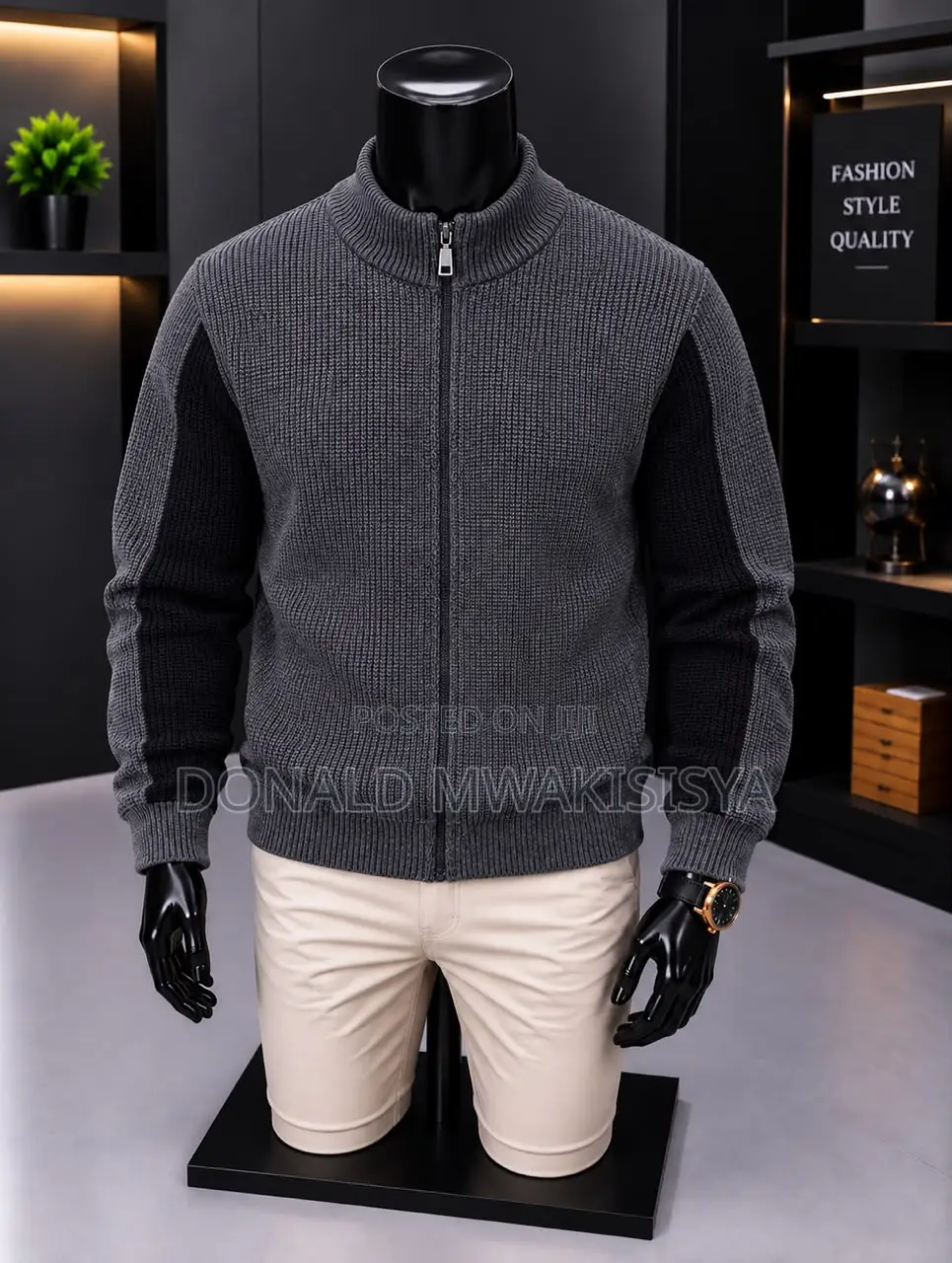 Turkey Zipper Sweater