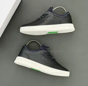 Black and White Low-Top Sneakers