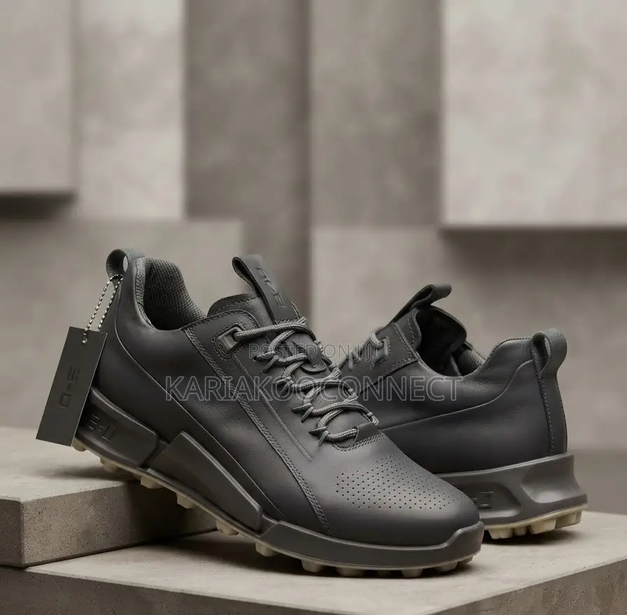 Perforated Leather Sneakers