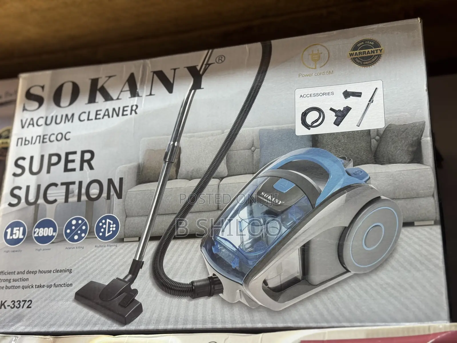 Sokant Vaccum Cleaner 2800w