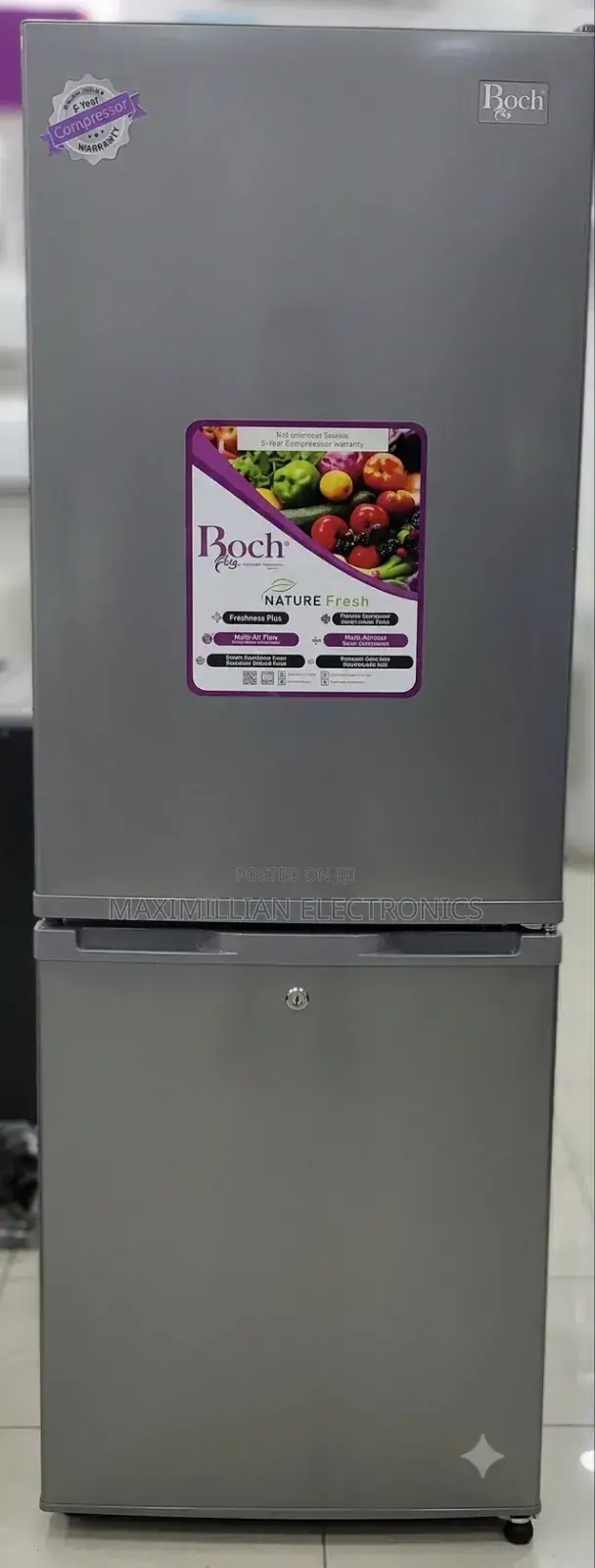 Roch Fridge RFR 260 Db-B 204L