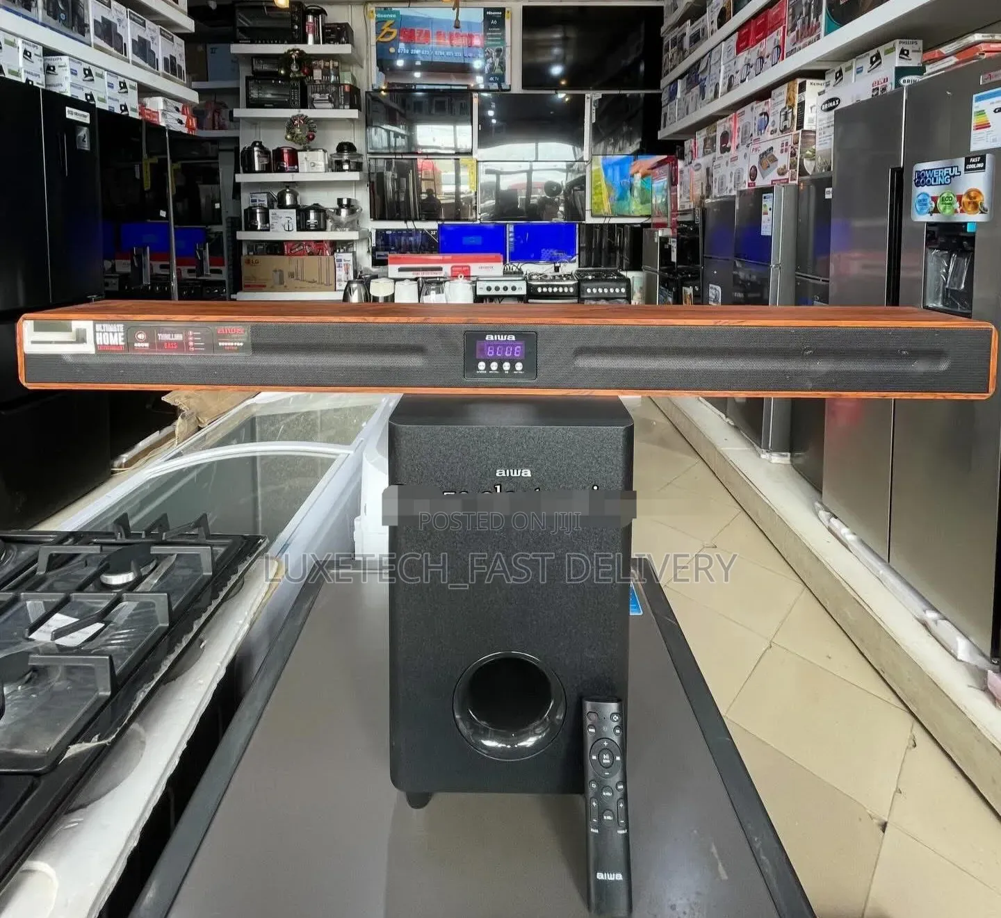 Aiwa 4.1CH Wired Soundbar 400W – Powerful Bass Home Theater System