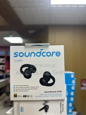 Anker Soundcore C50i Open-Ear Clip-on Earbuds –Ultimate Comfort Bass