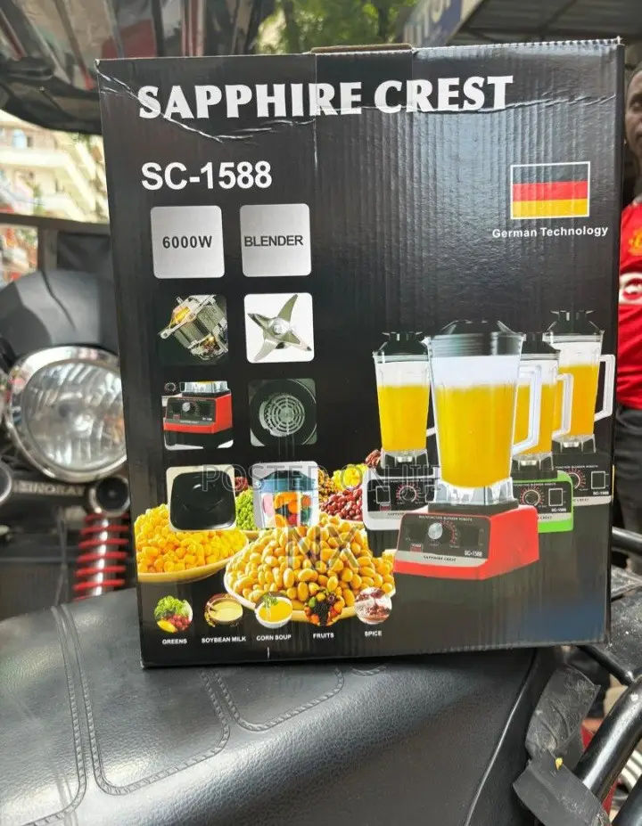 Saphire Crest Blender 2 Jars