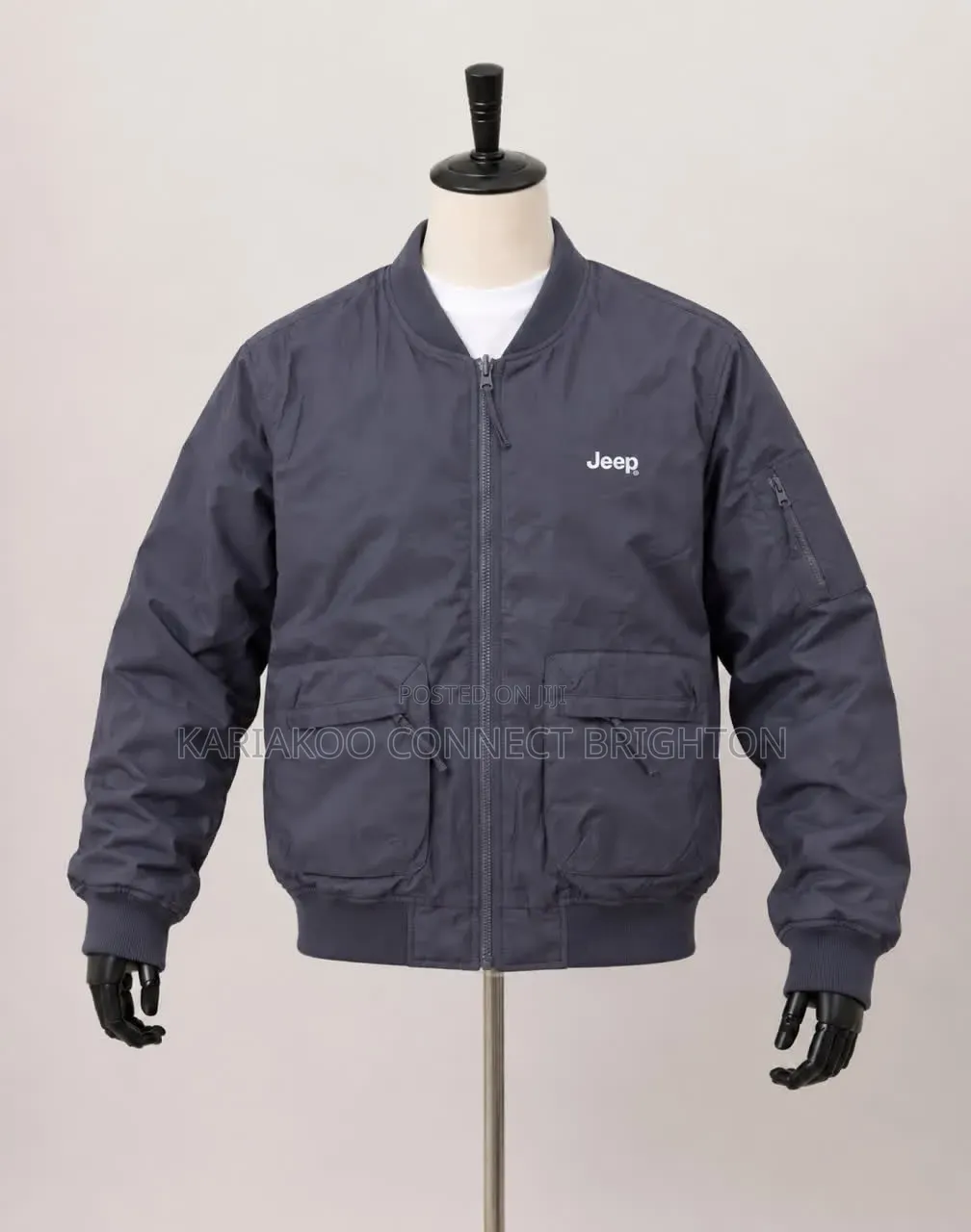 Full-Zip Bomber Jacket