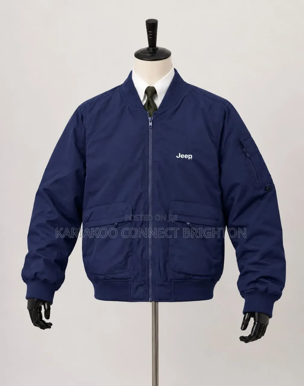 Full-Zip Bomber Jacket