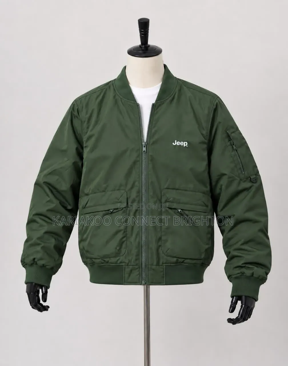 Full-Zip Bomber Jacket