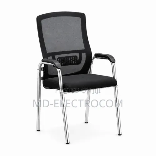 Black Visitor Office Chair.