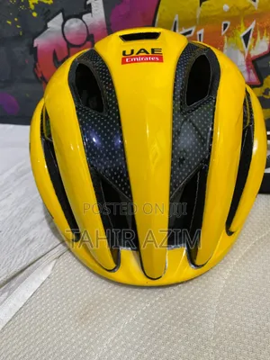 Met Yellow Professional Cycling Helmet.