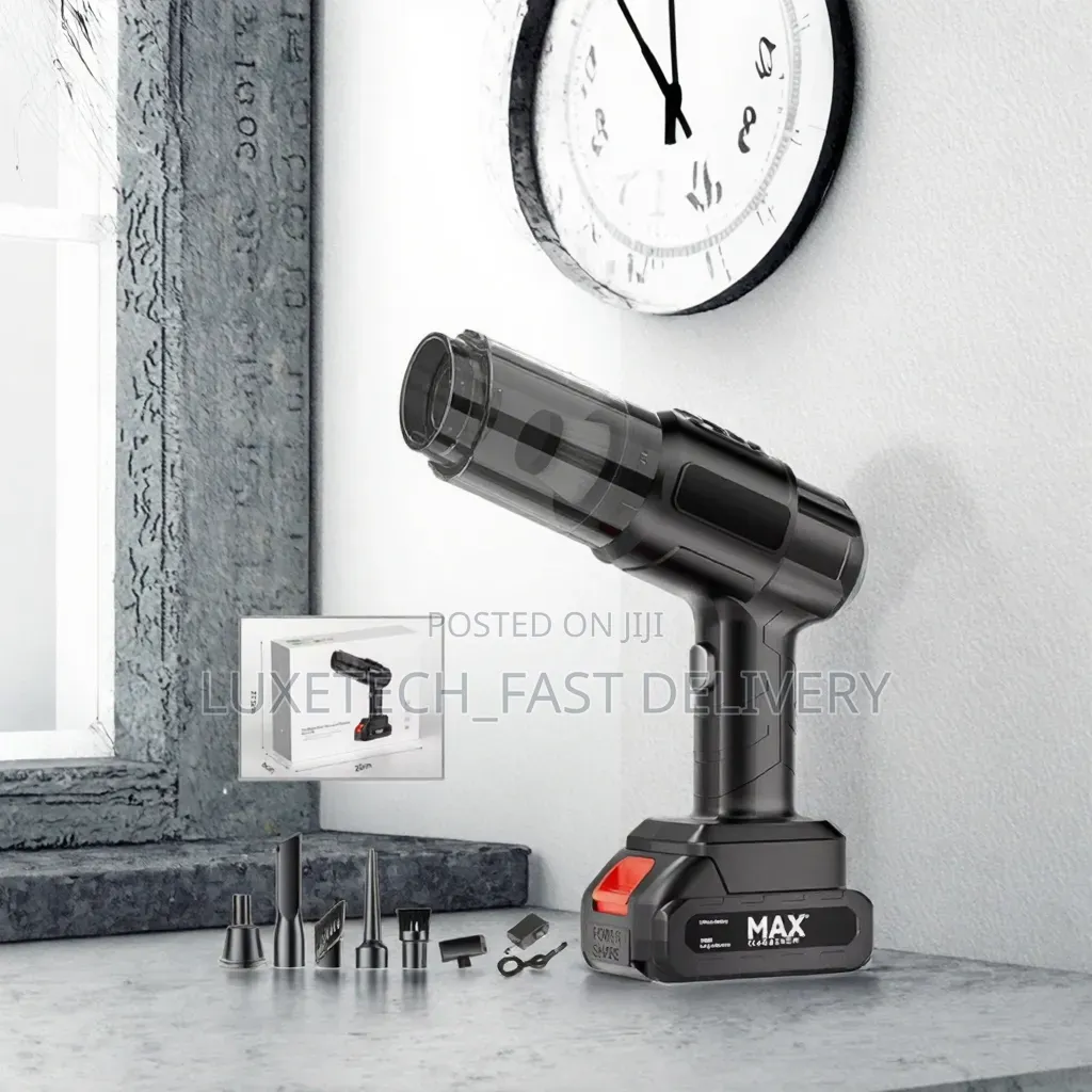 Cordless Handheld Vacuum Cleaner With Rechargeable Lithium-Ion Battery