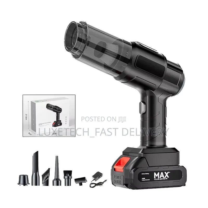 Cordless Handheld Vacuum Cleaner With Rechargeable Lithium-Ion Battery