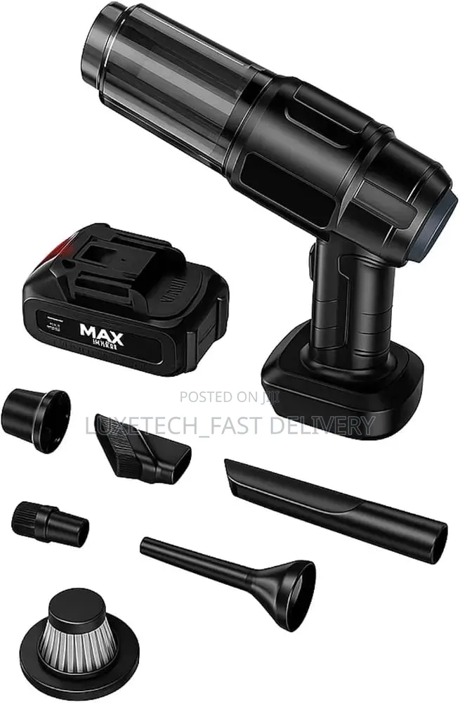 Portable 2-in-1 Wireless Vacuum Cleaner With Battery