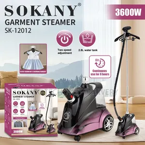 Sokany SK-12012 Garment Steamer 3600W – 2.8L Standing Fabric Steamer