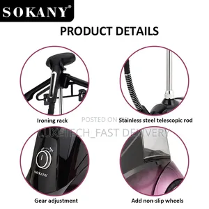 Sokany SK-12012 Garment Steamer 3600W – 2.8L Standing Fabric Steamer