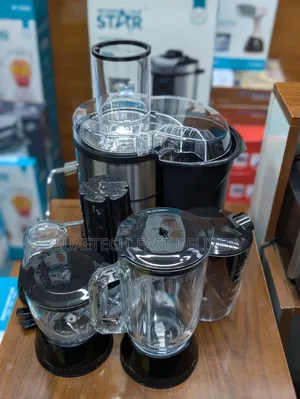 Winning Star 4-in-1 Juice Extractor Blender Set – With Grinder Mill