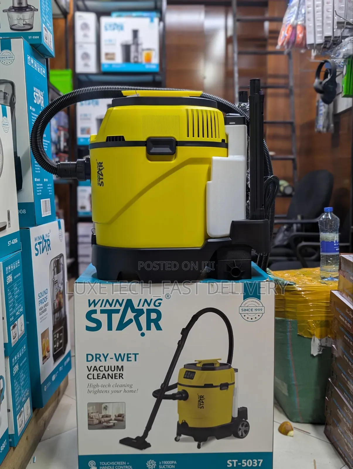 Winning Star ST-5037 Wet – Dry 35L Vacuum Cleaner 1400W Steam Cleaning