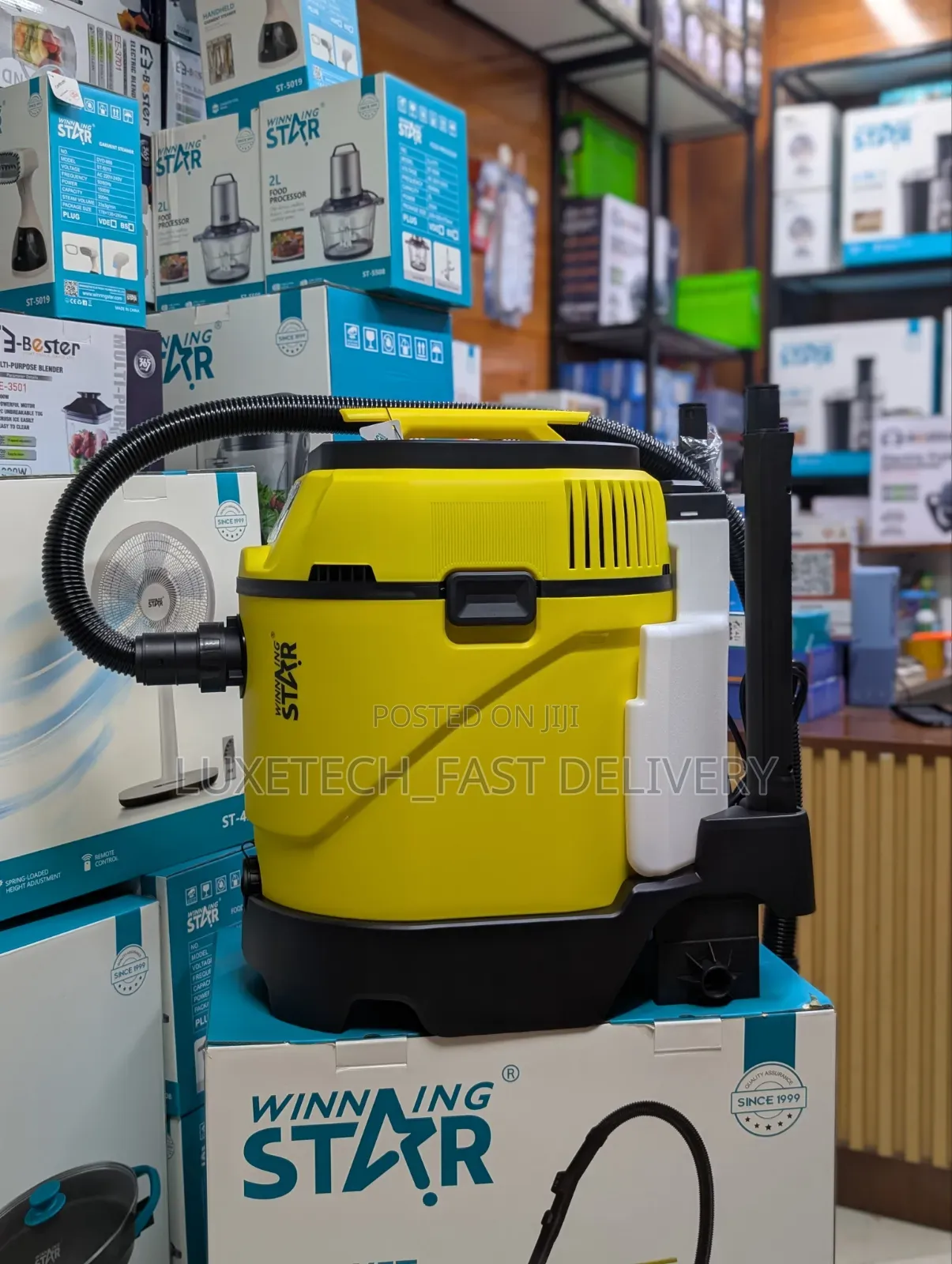 Winning Star ST-5037 Wet – Dry 35L Vacuum Cleaner 1400W Steam Cleaning