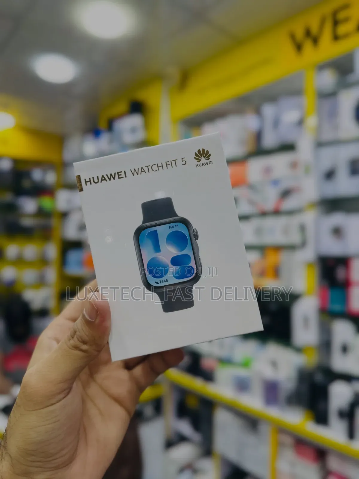 Huawei Watch Fit 5 –AMOLED Watch With GPS, Heart Rate, 10-Days Battery