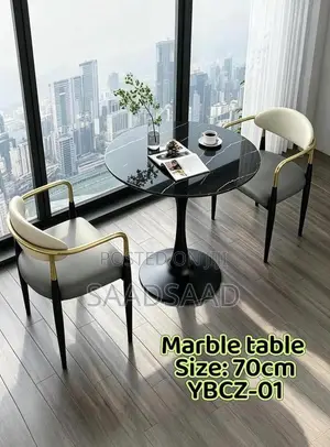 Marble Table With Chair