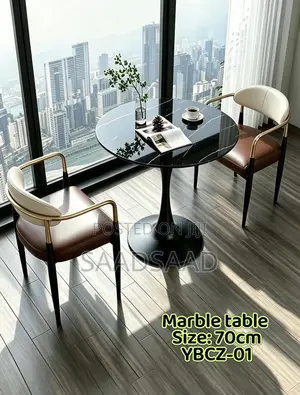 Marble Table With Chair